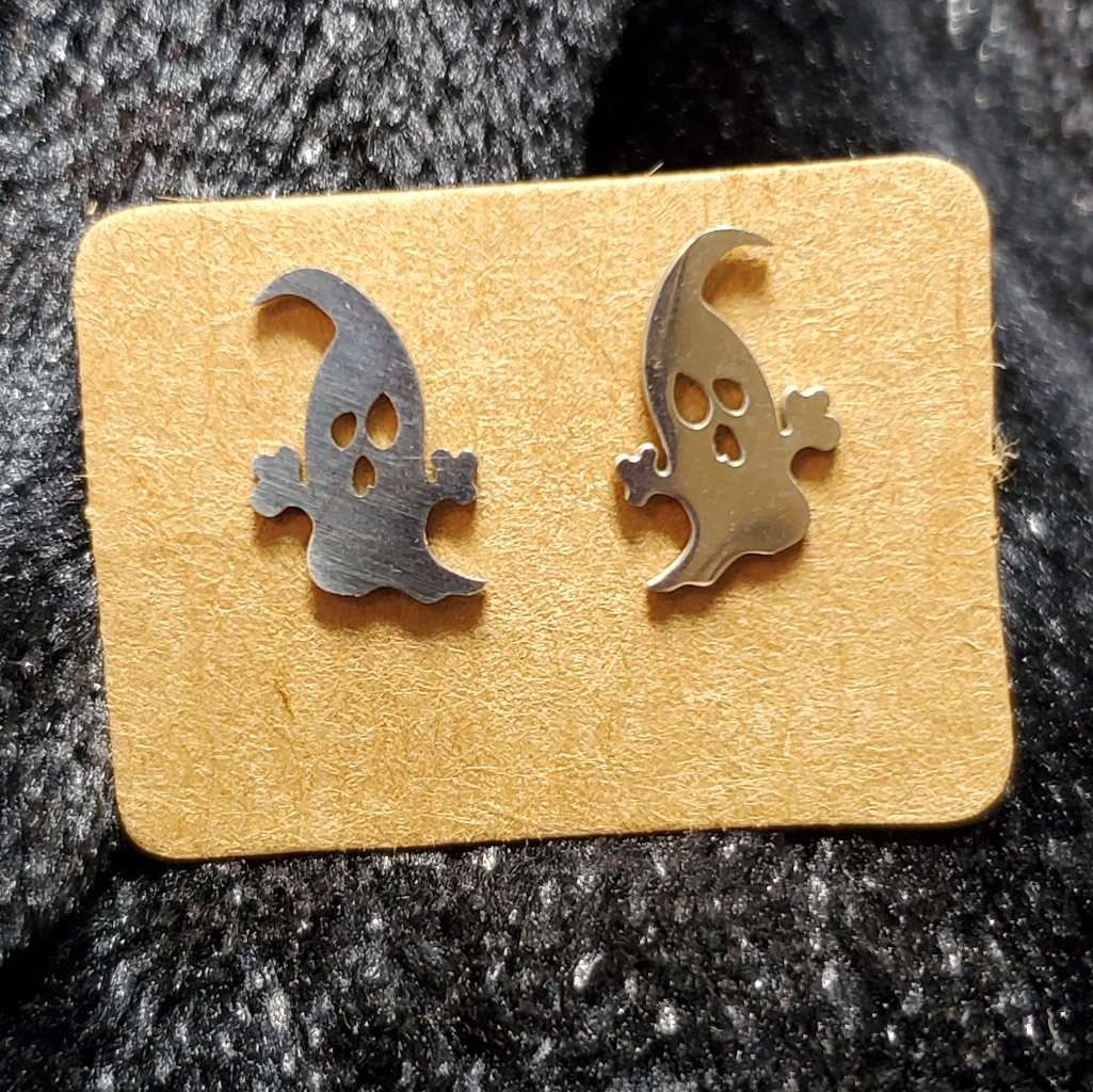 Ghost Earring Studs
